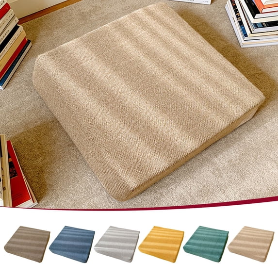 AZXY Chair Cushions, Seat Cushion, Thickened High-Density Sponge Pad, Non-Slip Breathable Soft Cushion with Removable Cover for Office Chair, Home Sofa, Car Seat, Dining Chair, 13x13x2 Inch