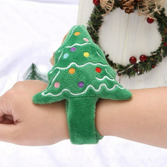 AZXY Christmas Bracelet Under $10,Cute Plush Doll Christmas Toys for Girls Boys,Ingenious Clapping Circle Christmas Gifts for Kids