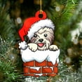 thumbnail image 1 of AZXY Christmas Ornaments, 1PC Cute Dog Car Interior Pendant Christmas Decor Ornaments, Acrylic Hanging Christmas Ornaments for Christmas, Home, Christmas Tree, Holiday, Wedding, Party, Decoration, 1 of 3