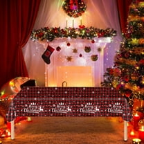 AZXY Christmas Tablecloth, Tablecloth, Christmas Decorations Indoor, Christmas Fitted Tablecloth, Tablecloth Christmas, 54* 97-inch Tableclothfor Christmas.