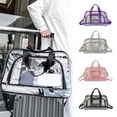 thumbnail image 1 of AZXY Clear Sports Gym Crossbody Bag, Trendy Transparent Tote Design with Detachable Strap for Summer Travel, 1 of 7