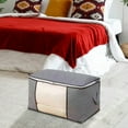 thumbnail image 1 of AZXY Clothes Storage Containers Clearance,Blanket Organizers and Storage,Closet Organizer Bins,Stackable Clear Heavy Duty Large Blanket Bags with Zipper for Quilt, 1 of 8