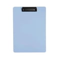 thumbnail image 1 of AZXY Compact Clipboard Folder, A5 Firm Metal Clip Clipboard, Small Rigid Writing Surface Holder for Back to Study, Mini Form Filling & Pocket Carry, Light Blue, 1 of 5