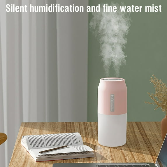 AZXY Cool Mist Humidifiers for Home,Small Humidifier for Plants,Evaporative Humidifiers for Large Room Home Quiet,Usb Wireless Portable Aromatherapy Diffuser for Bedroom Car Under $20