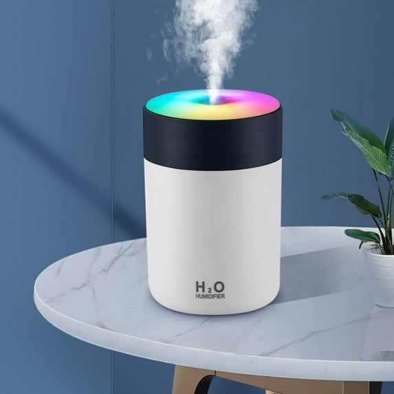 AZXY Cool Mist Humidifiers,Small Humidifier for Plants,Evaporative Humidifiers for Large Room Home Silent,Air Humidifier for Bedroom Car with Light Under $20