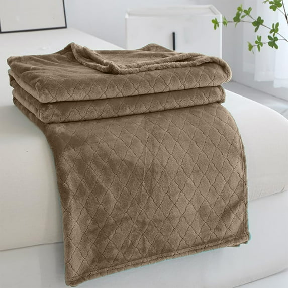 AZXY Cooling Blanket,Summer Blanket,Lightweight Throw Blankets,Machine Washable Blanket for All Season,150x100cm,Khaki