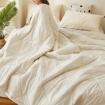 AZXY Cooling Blanket,Summer Comforter,Non-Standard Washable Breathable Lightweight Quilt,Cooling Blanket for Hot Sleepers Beds,Beige Non-Standard(100x150cm)