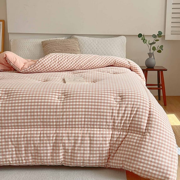 AZXY Cooling Blanket for Hot Sleepers,Summer Quilt Queen,Summer Comforter,Cooling Comforter On Clearance,Pink Queen