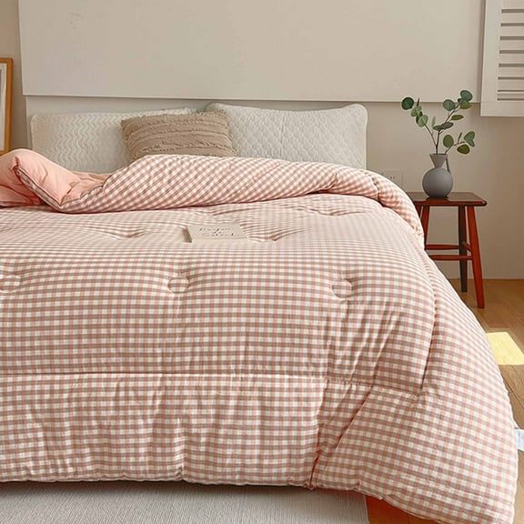 AZXY Cooling Blanket for Hot Sleepers,Summer Quilt Queen,Summer Comforter,Cooling Comforter On Clearance,Pink Queen