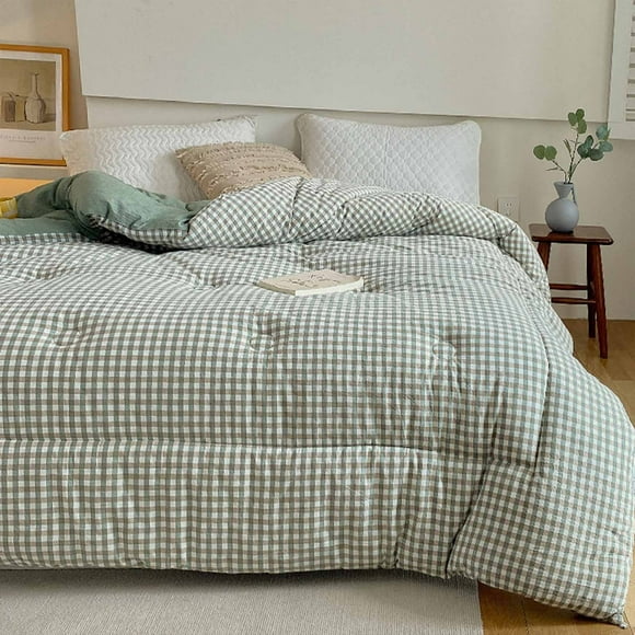 AZXY Cooling Comforter,Cooling Blankets Queen,Summer Comforter Lightweight,Cooling Blanket for Hot Sleepers,Green Queen