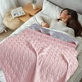 thumbnail image 1 of AZXY Cooling Comforter,Cooling Blankets for Summer,Olympic Queen Pink Summer Comforter Lightweight,Reversible Breathable Cooling Blanket for Hot Sleepers,Olympic Queen, 1 of 7