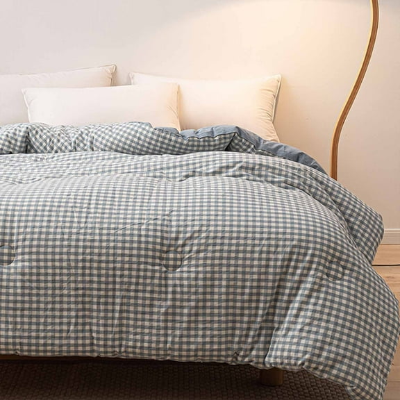 AZXY Cooling Comforter,Summer Blankets for Beds Queen,Cooling Blankets for Summer,Summer Comforter Lightweight,Blue Queen