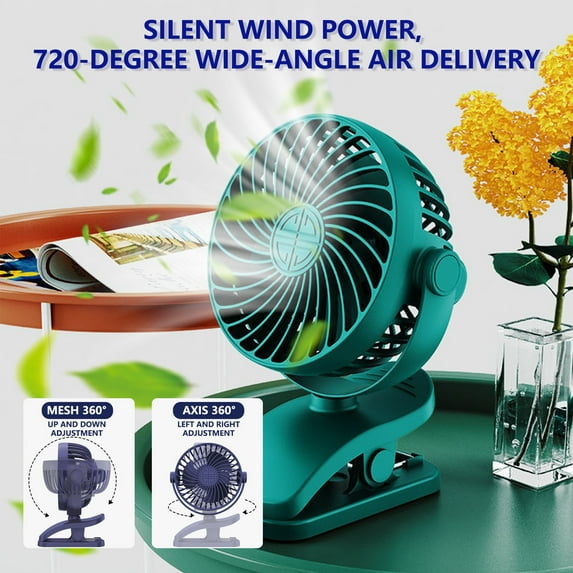AZXY Desk Fan,Table Fan,Desktop Fans for Home,Desk Fans Under $15.00,Clip Fans,Small Quiet Personal Tabletop Fans for Bedroom