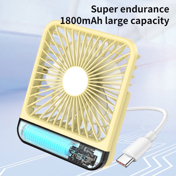 AZXY Desk Fan,Table Fans for Bedroom,Small Fans,Desktop Fans on Clearance,Rechargeable Small Quiet Personal Tabletop Fans for Home