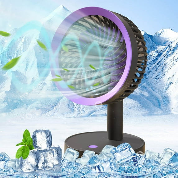 AZXY Desk Fan,Table Fans for Bedroom,Small Fans,Desktop Fans ,Rechargeable Small Quiet Personal Tabletop Fans for Home