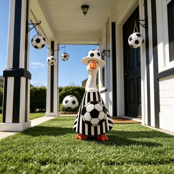 AZXY Desk Porch Goose Outfit, Fits 7‑Inch Small Garment for Porch Goose, Goose Clothes for Cement Plastic Goose Figurine, Goose Clothing Accessory, Indoor Desk Table Home Display Tabletop Decor