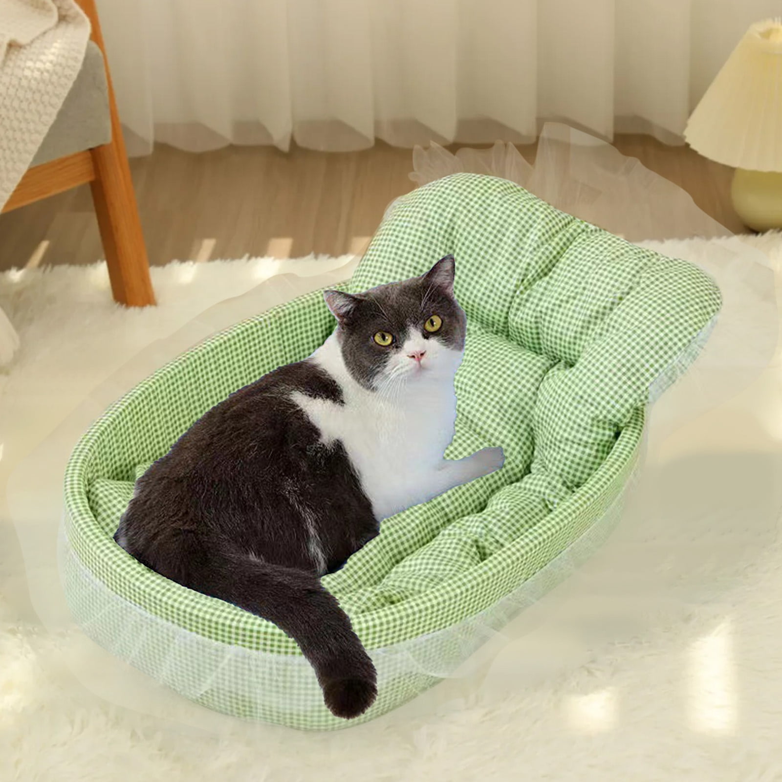AZXY Donut Dog Bed,Dog Beds for Large Dogs,Washable Pet Bed ...