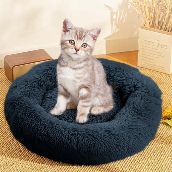 AZXY Donut Dog Bed,Small Dog Beds On Sale,Cat Beds for Indoor Cats Clearance,Indestructible Washable Chew Proof Comfort Dog Mat