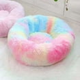thumbnail image 1 of AZXY Donut Dog Beds,Warm Small Cat Bed,Round Washable Dog Bed,Chew Proof Funny Fuzzy Pet Beds Pink, 1 of 6