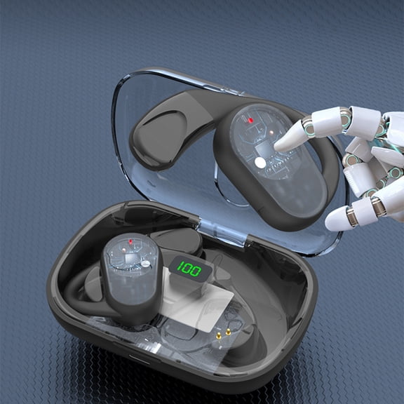 AZXY Earbuds Wireless Bluetooth,Bluetooth Earbuds Noise Cancelling,Open Ear Headphoness with Charging Case,Long Battery Life True Wireless Sports Ear Buds for Running Cycling,Back To School Gifts