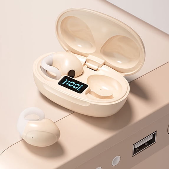AZXY Earbuds Wireless Bluetooth,True Wireless Earbuds,Ear Clip Headphones,Sports Ear Buds Noise Cancelling