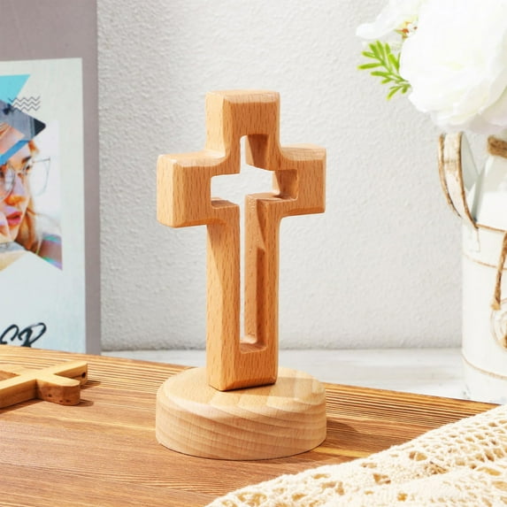 AZXY Easter Decoration,Easter Tabletop Decor,Easter Crosses for Decoration,Easter Decorations for The Home Clearance