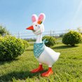 thumbnail image 1 of AZXY Easter Porch Goose Outfit, Plush Fuzzy Bunny Ear Hat with Carrot Decoration Set,Goose Costume for 23 Inch Cement Plastic Lawn Goose Statue, Easter Spring Decor, Outdoor Yard Garden Home Decor, 1 of 7