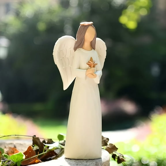 AZXY Garden Statue,Garden Statues and Figurines Outdoors,Garden Ornaments Clearance,Garden Decor Statue,Resin Fairy Garden Statue