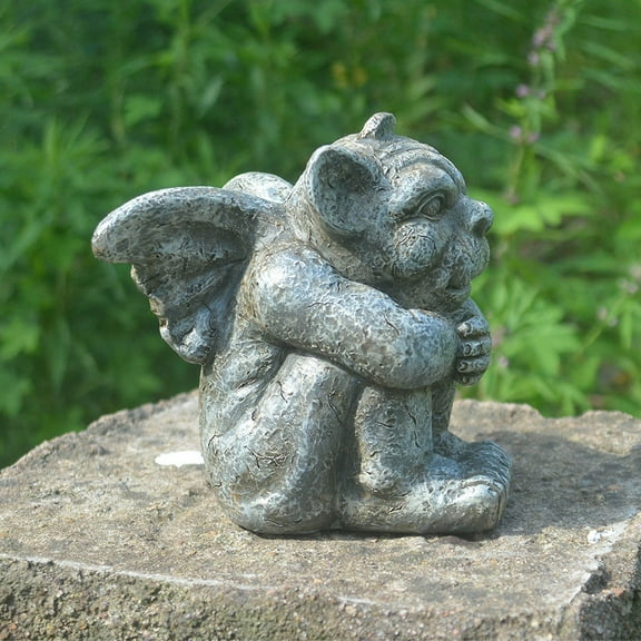 AZXY Garden Statues,Garden Sculptures & Statues,Garden Decor Statue Clearance Outdoor,Resin Gargoyle Statue