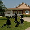 thumbnail image 1 of AZXY Halloween Garden Stake Decoration, Chainsaw Pigtail Figure Metal Yard Stake, Rust Resistant Decorative Garden Stake For Courtyard & Adult Outdoor Party Layout, 1 of 5