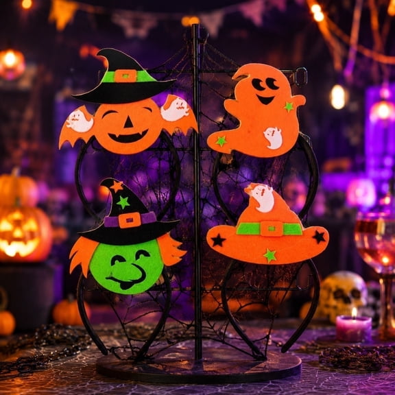 AZXY Halloween Headband, Witch Face Non-Woven Costume Head Accessory, Halloween House Figurine Decor, Halloween Home Decor for Party Cosplay Outfit, Costume Gathering, Photo Shoot Styling