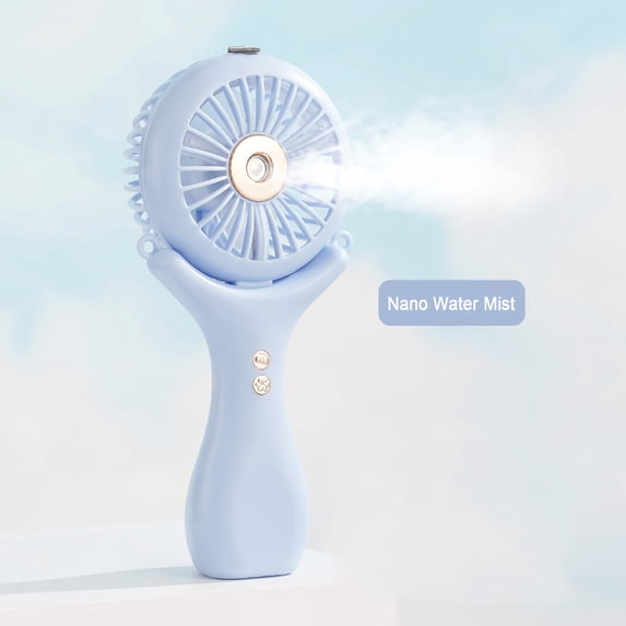 AZXY Handheld Fan,Portable Fan,Hand Held Fan,Mini Fan,Usb Personal Fans for Travel Outdoor Gifts,Blue