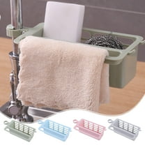 AZXY Kitchen Sink Caddy, Sponge Holder for Kitchen Sink, Hanging Sink Caddy Organizer Rack for Kitchen and Bathroom, Sink Organizer Caddy for Dish Cloth Sponge Soap for Flexible Space-Saving
