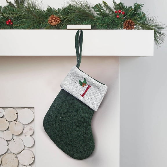 AZXY Knitted Christmas Stocking Ornaments,Small Xmas Stockings Monogram,Christmas Stocking Gifts Bags