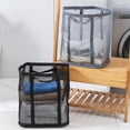 thumbnail image 1 of AZXY Mesh Laundry Hamper Bag, Collapsible Freestanding Laundry Hamper With Carry Handles, Drawstring Washable Mesh Laundry Hamper Liner Bag for Bedroom Bathroom Dorm Apartment Closet Dirty Clothes, 1 of 7