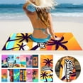 thumbnail image 1 of AZXY Microfiber Beach Towel, 30x60 Inch, Beach Coconut Tree Print, Absorbent, Quick Dry, Lightweight, Soft, Beach, Swimming, Pool, Travel, Outdoor, 1 of 3