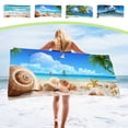 thumbnail image 1 of AZXY Microfiber Beach Towel, Oversized Quick Dry Large Beach Towel for Adults, 55x27.5 Inch Beach Blanket with Tropical Palm Tree Print for Beach Pool Travel Vacation Sports Gym Camping, 1 of 6
