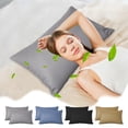 thumbnail image 1 of AZXY Microfiber Polyester Pillowcases, Queen Pillow Cases Set of 2, Envelope Closure Solid Green Pillow Covers, Soft Wrinkle Fade Stain Resistant, Perfect for Daily Sleep Bedroom Decor, 20"x30", 1 of 6