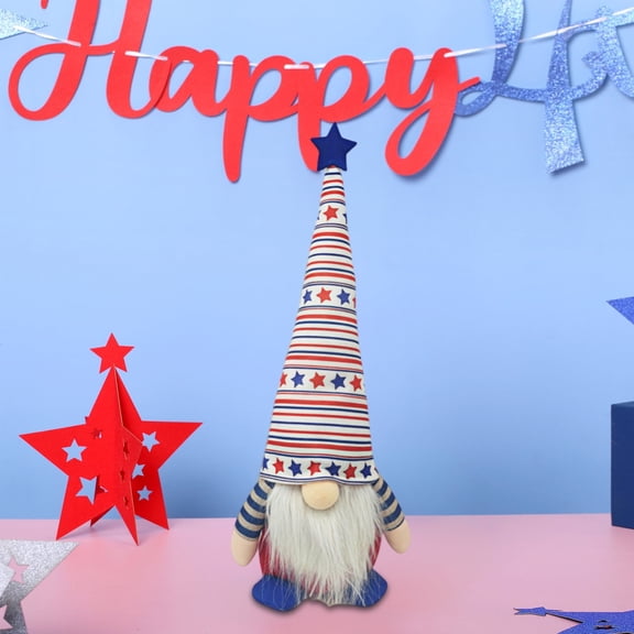 AZXY Patriotic Decorations,4th of July Gnomes,Memorial Independence Day Party Decor for Home Table,Fourth of July Gnome Decor for Festive Home Tabletop Decoration