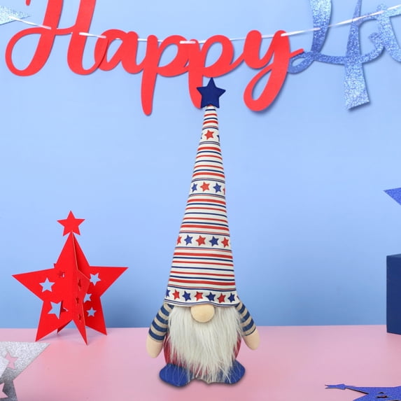 AZXY Patriotic Decorations,4th of July Gnomes,Memorial Independence Day Party Decor for Home Table,Fourth of July Gnome Decor for Festive Home Tabletop Decoration
