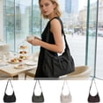 thumbnail image 1 of AZXY Plaid Crossbody Bag for Women, Aesthetic Half‑Moon Shoulder Purse with Drawstring Pocket, Adjustable Strap Large Capacity Handbag for Commute Work Travel Shopping Holiday Gift, 1 of 7
