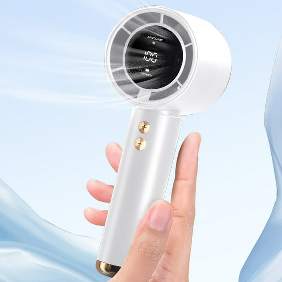 AZXY Portable Fan,Hand Held Fans,Personal Fans Battery Operated,Mini Fan Handheld with Led Display