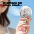 thumbnail image 1 of AZXY Portable Fan,Handheld Fan,Mini Fan Handheld,Rechargeable Hand Held Fans on Clearance,Usb Stand Hand Fan for Desk,Personal Portable Hand Fans for Outdoors Travel,Pink, 1 of 6