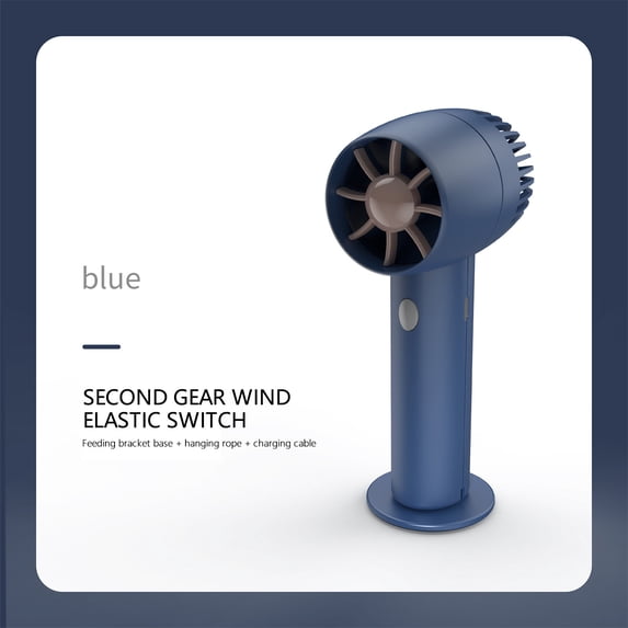 AZXY Portable Fan,Handheld Fan,Mini Fan Handheld,Rechargeable Hand Held Fans on Clearance,Usb Stand Hand Fan for Desk,Personal Portable Hand Fans for Outdoors Travel,Blue