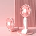 thumbnail image 1 of AZXY Portable Fan,Portable Fans for Outdoors,Handheld Fan Battery,Usb Foldable Stand Hand Fan for Desk,Hand Held Personal Mini Fan Handheld,Pink, 1 of 9