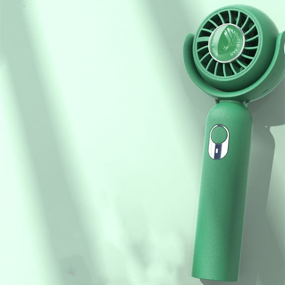 AZXY Portable Fan,Portable Fans for Outdoors,Handheld Fan Battery,Usb Hand Held Personal Mini Fan Handheld,Green