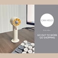 thumbnail image 1 of AZXY Portable Fan,Portable Fans for Outdoors,Handheld Fan Battery,Usb Stand Hand Fan for Desk,Hand Held Personal Mini Fan Handheld,White, 1 of 5