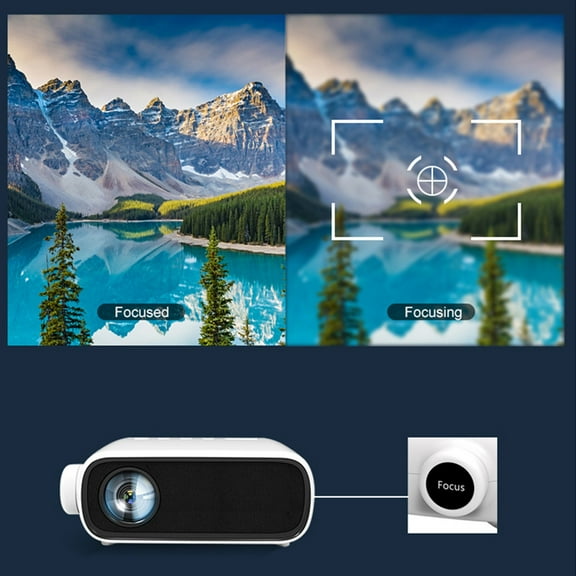 AZXY Portable Projector,Clearance Projector,Mini Projectors on Sale,4k Led Wifi Smart Movie Projector Bluetooth Home Theater for Outside,Compatible with Phone Tv Iphone android Hdmi Laptop