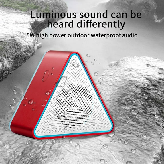AZXY Portable Speaker,Bluetooth Speaker,Outdoor Speakers Waterproof Loud,Small Wireless Speaker with Subwoofer Lights for Home Outside Travel