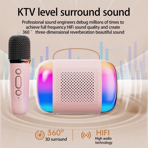 AZXY Portable Speaker,Bluetooth Speaker,Wireless Outdoor Speakers Waterproof,Small Shower Speaker with Microphone Lights for Home Outside Travel